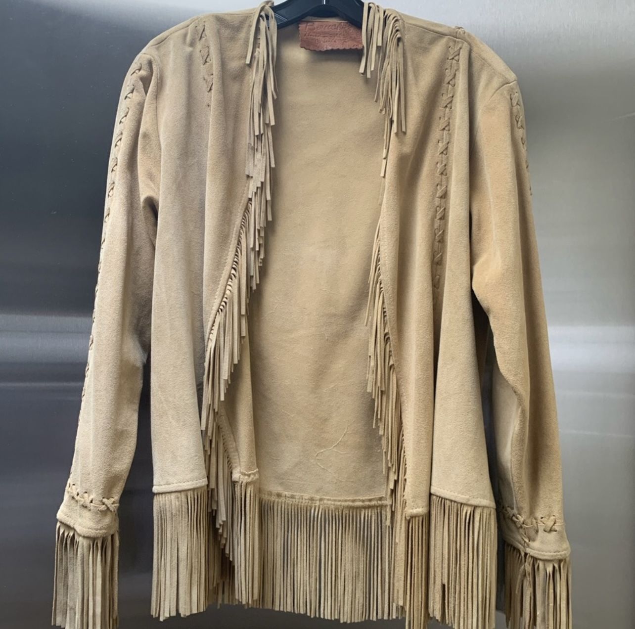 Original deer hide suede jacket Size S