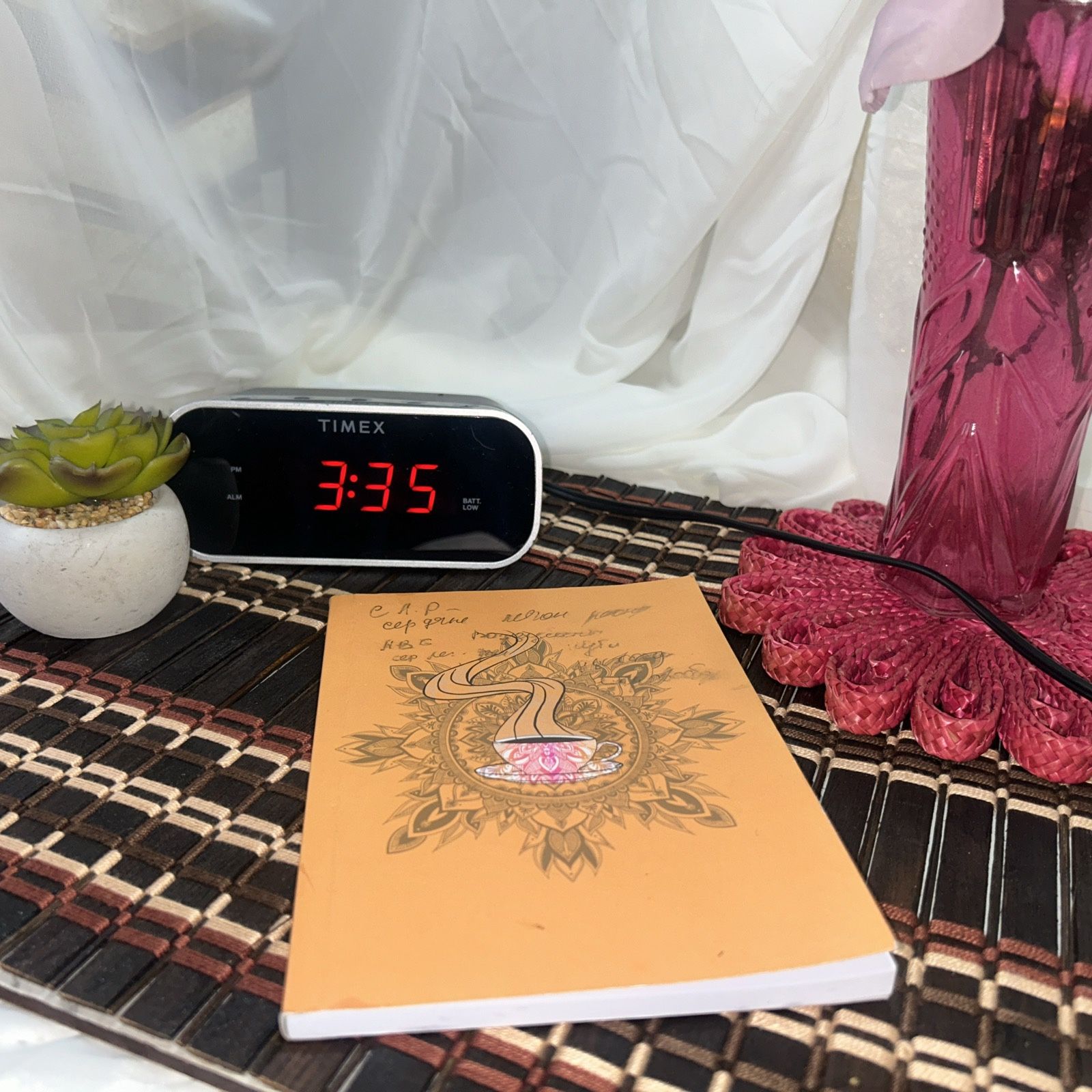 TIMEX Alarm Clock Model T121 w Red Digital Display Battery Back-Up Tested Works