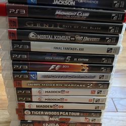 PS3 Games Lot -10 games
