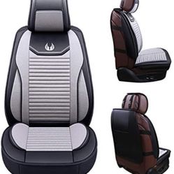 Premium Waterproof Faux Leather Cushion Universal Accessories Fit SUV Truck Sedan Automotive Vehicle Auto Interior Protector Full Set