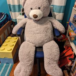51-inch Tall Gray Teddy Bear