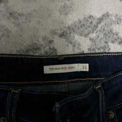 Woman Levi's 721 High Rise Skinny