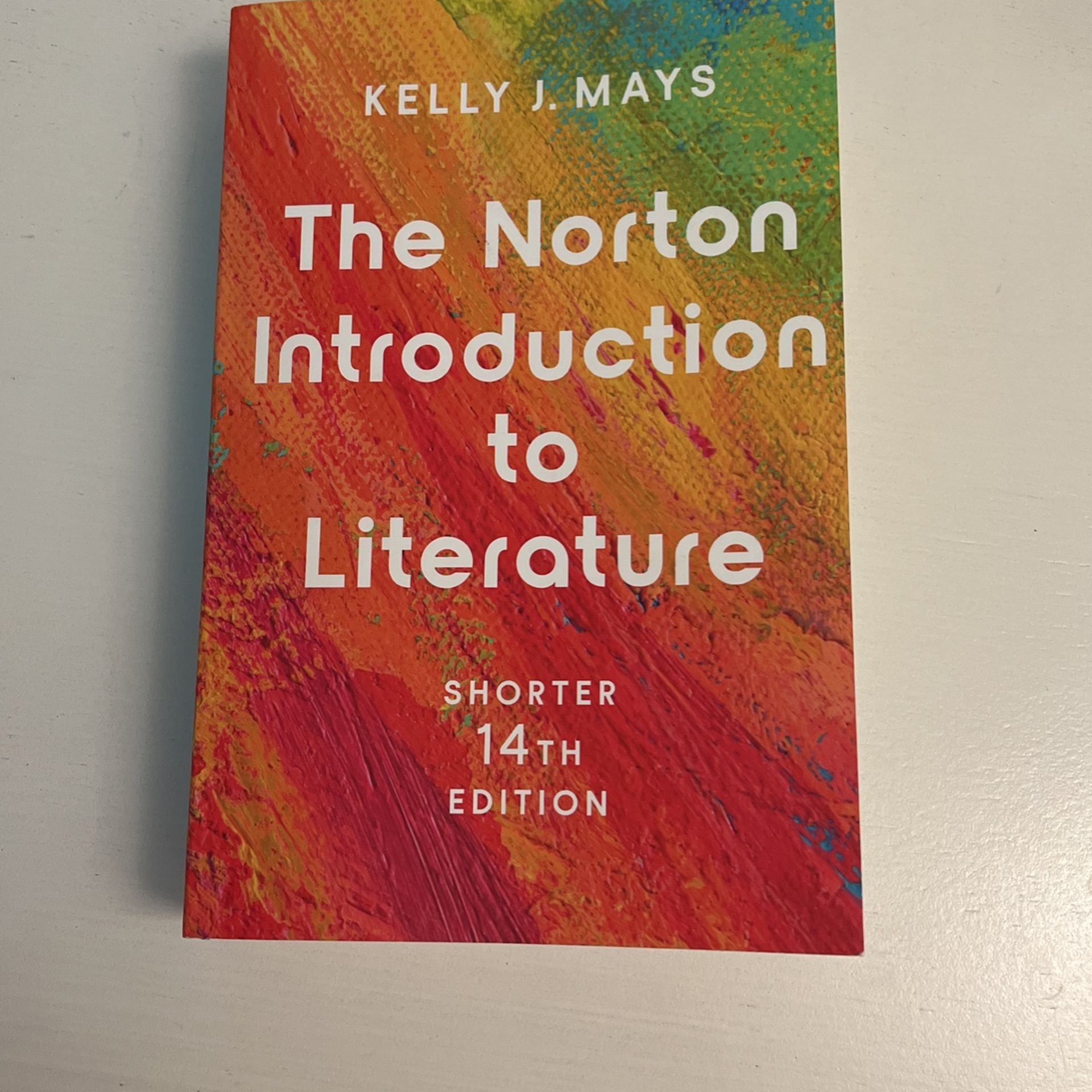 The Norton Introduction To Literature 14th Edition By Kelly J. Mays