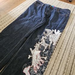 Y2k Class Player Jeans