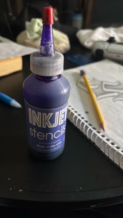 Tattoo ink jet stencil