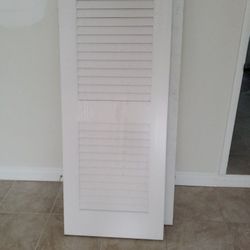 New Louver Slab Door 28 X 80