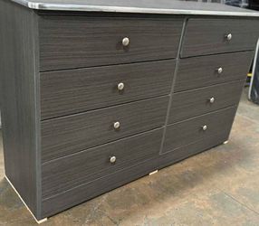 8 drawer grey