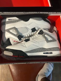 Jordan 4 Retro White Cement Brand New, Never Worn – Original Box