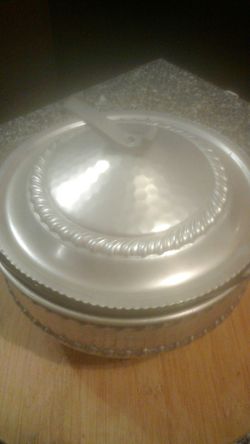 Vintage Aluminum serving dish