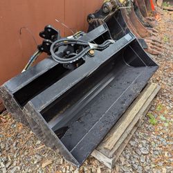 40" Mini Excavator Tilt Grading Bucket