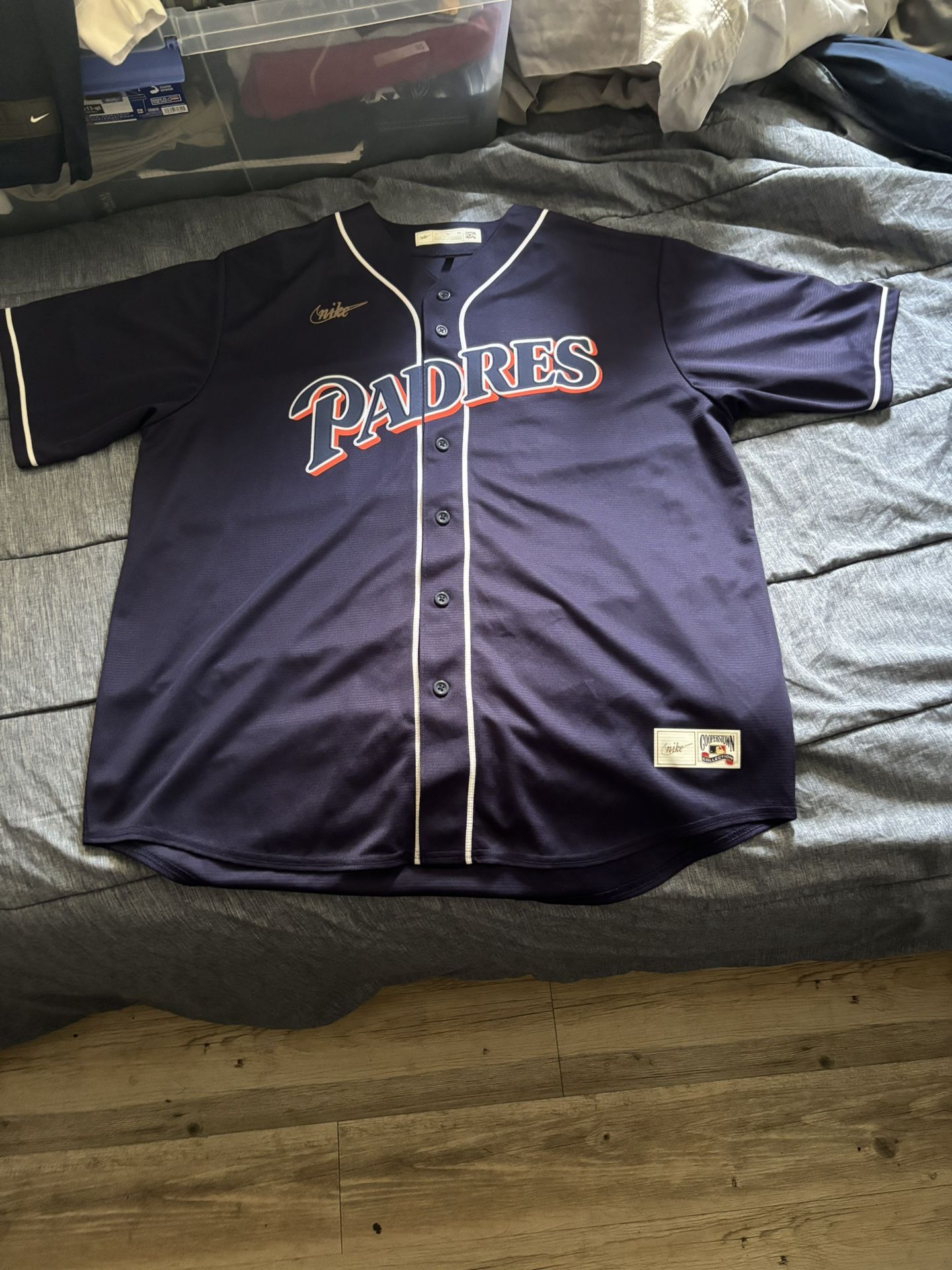 Navy Blue Padres Tony Gwynn Jersey XL