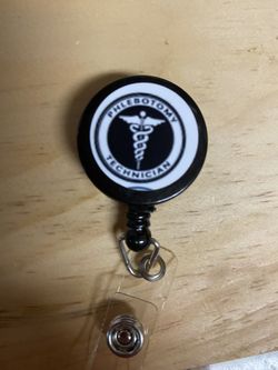 Phlebotomist badge reel