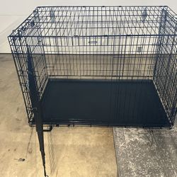 Large Dog Crate - 48in Double Door