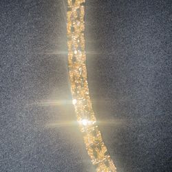 14KT Gold Plated Men’s Bracelet 7 inch - 8 inch 