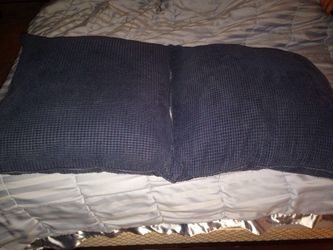 Pillows for a couch or bed in blue
