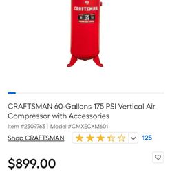 OVER 65% OFF !!Craftsman Air Compressor 