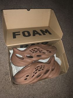 Brown Yeezy Foam Runners Size 10