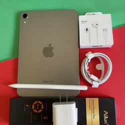  Apple Ipad Mini 7th Generation (Newest 2024 / A17 pro chip) 128GB with pen, case & Accessories (256GB $529) 