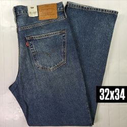 Levis 568 Loose Straight Jeans With Tags