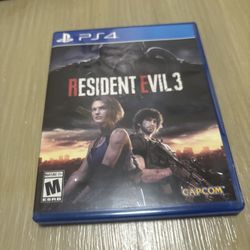 Resident Evil 3 Ps4 