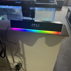 Bluetooth/ Wired USB Soundbar  With RGB Light 