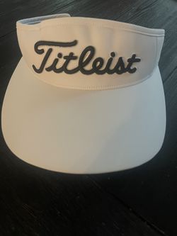 Ladies Titleist White Golf Visor -Brand New