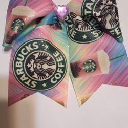 ☕️☕️☕️New Glittery Cheer Bow...$5