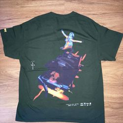 Cactus Jack Travis Scott Fortnite Cyclone Tee Green