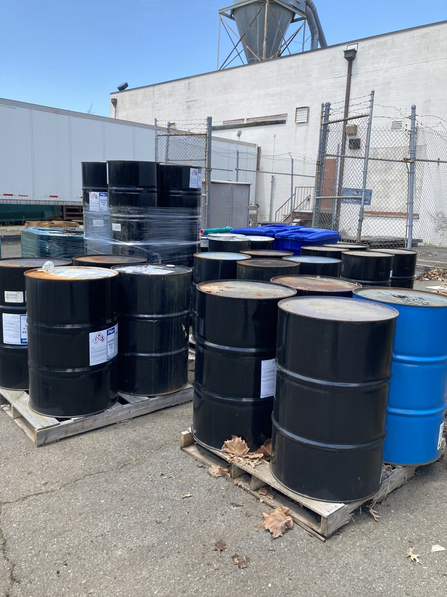 55 Gallon Metal Barrels