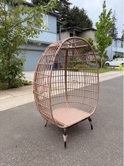 Wicker Egg Chair.