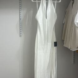 Lulus White Halter Dress 