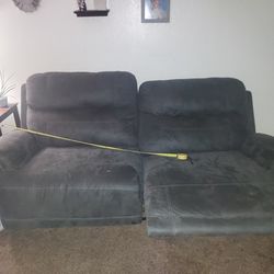 PICK UP ONLY Reclining Couch Set & 2 Oversized Reclining Chairs