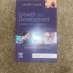 Growth & Development Nursing Book