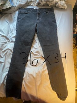 Size 36x34 Slim Fit Dark Grey 