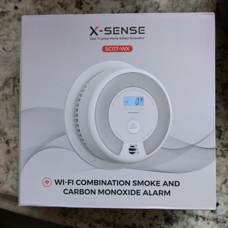 X-Sense SC07-WX Smart Wifi Smoke & Carbon Monoxide Detector Combo Alarm with LCD