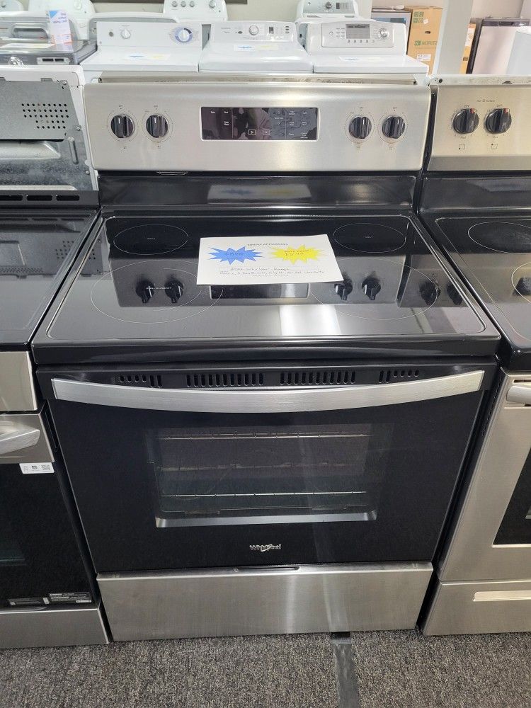🇺🇸4th Of July Sale! 2022 Like New Whirlpool Electric Range-Warranty Included