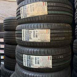 205/55R16 Kumho Free Mount And Balanced Included