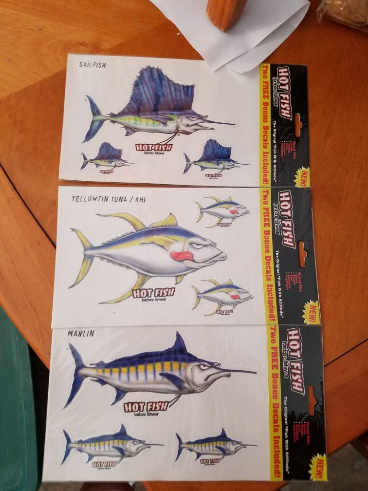 Hot Fish Decals