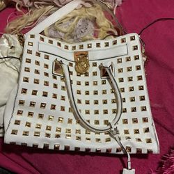 BRAND NEW LARGE GOLD STUDDED MICHAEL KORS BAG $200!!!!