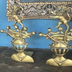 Beautiful Pair Of Knights Bookends