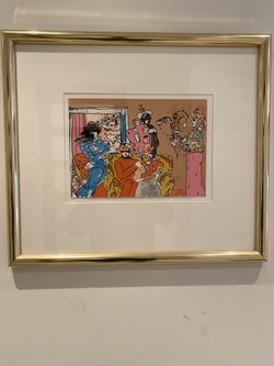 Peter Max Flower Garden Signed