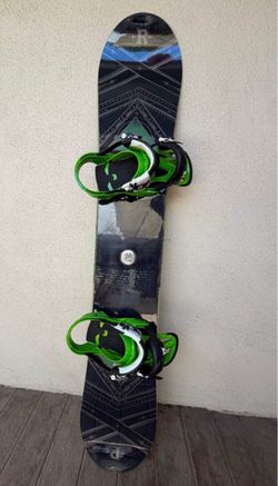 Ride Snowboard and Burton Bindings