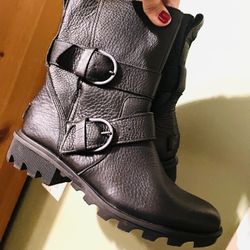 Sorel Black Waterproof boots NEW 6.5 Womens 
