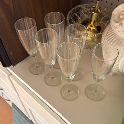 Glass Champagne Flutes 