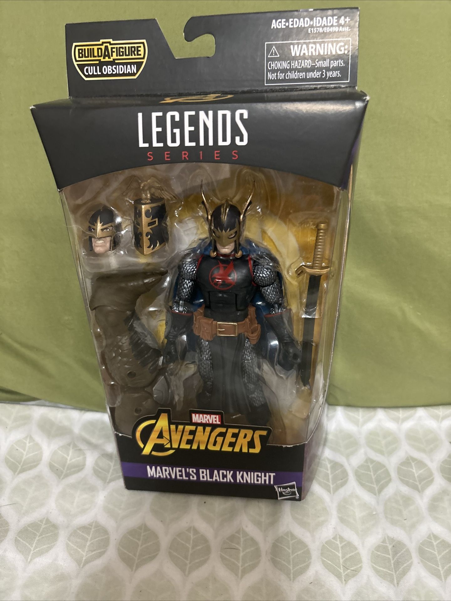 Marvel Legends Black Knight Cull Obsidian Build A Figure