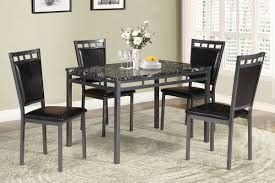Brand new faux marble dining set