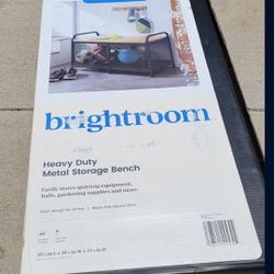 Metal Storage Bench - Brightroom  (NEW)