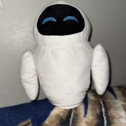 Disney Pixar Wall-E Eve Squinting Eyes Plushie 12inch
