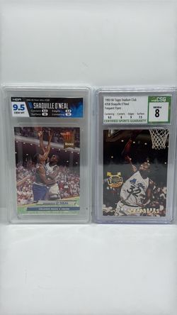 (2)Shaquille O’Neal Graded cards