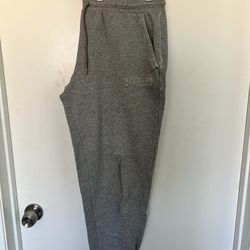 LIGHT GRAY PUMA SWEAT PANTS | XL